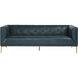 Westin Vintage Peacock Leather Sofa
